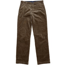 Brooks Brothers Boy s Fleece Corduroy Chino Pants Burgundy Youth Size 18