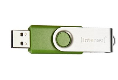 Intenso USB Stick 32GB Speicherstick Office Line USB 3.2 Gen 1x1 USB-A grün bulk