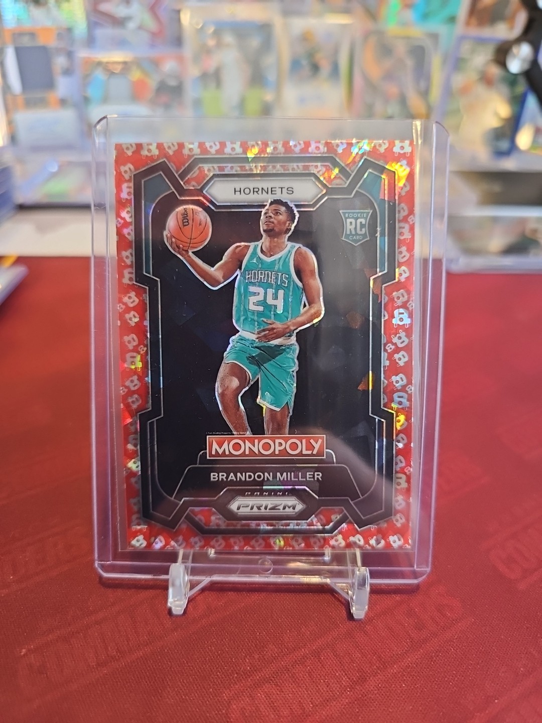 2023-24 Panini Prizm Monopoly - Brandon Miller #15 Free Parking Prizm (RC)