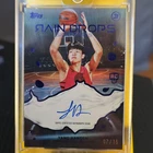 🔥Topps Three 2025-26 Yang Hansen Trail Blazers RC Auto Blue 07/15🔥