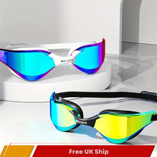 HYDROPULSE ADULT SWIMMING GOGGLES UNISEX ANTIFOG UV LENS Light Weight