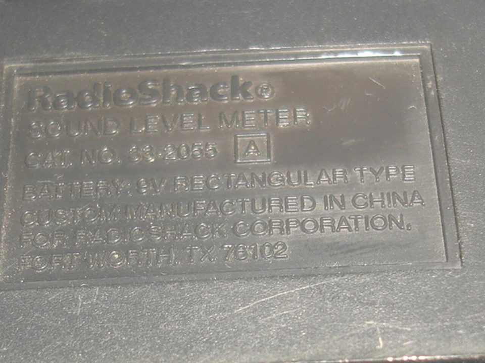 Radio Shack Sound Level Meter 33-2055 Used EUC - Image 2 of 4