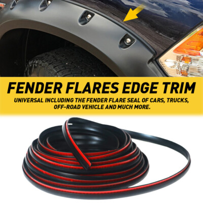 #ad 9m Fender Flare Edge Trim Rubber Seal Strip Universal For Car Truck Wheel Wells $22.79