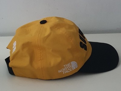 SS19 Supreme x THE NORTH FACE Arc Logo 6-Panel Yellow GORE-TEX cap