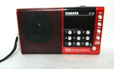 XHDATA D-38 FM AM SW Radio, MP3 no Battery/ Charger. Works.