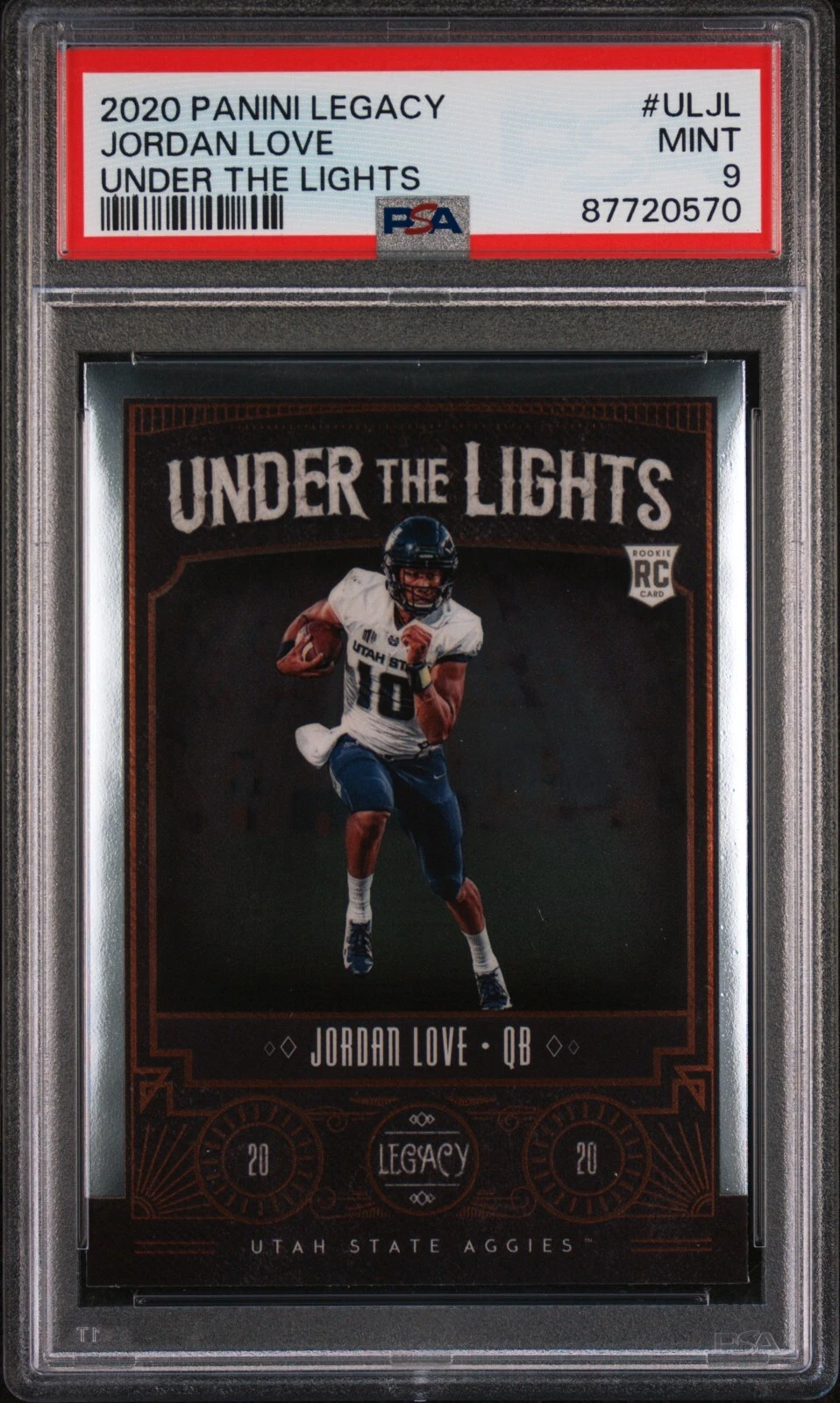 Jordan Love Panini Legacy Under the Lights #ULJL Base