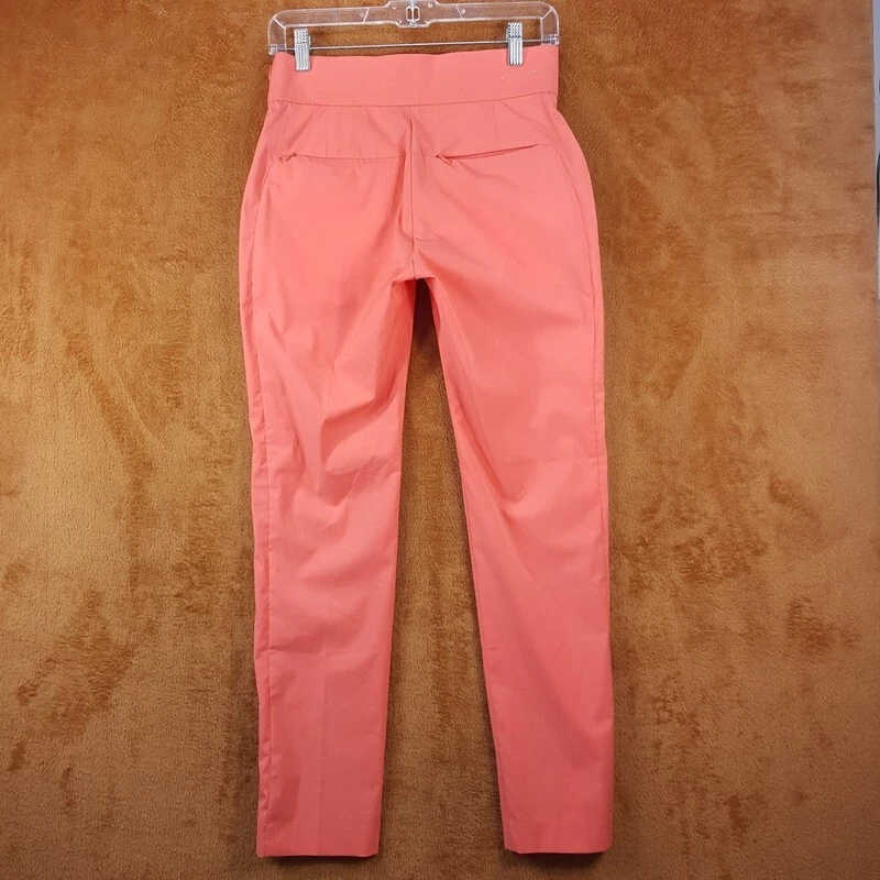 Брюки женские J LINDEBERG размер 26 коралловые прямые карманы для гольфа гольфиста LALEH - Изображение 4 из 4