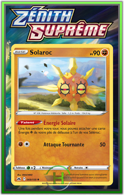 Solaroc - EB12.5:Supreme Zenith - 069/159 - Französische Pokemon Karte Neu