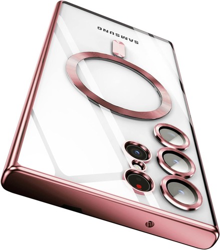 For Samsung Galaxy S25 S24 Ultra Edge Plus Clear Case Magnetic Mag Safe Cover - Picture 15 of 20
