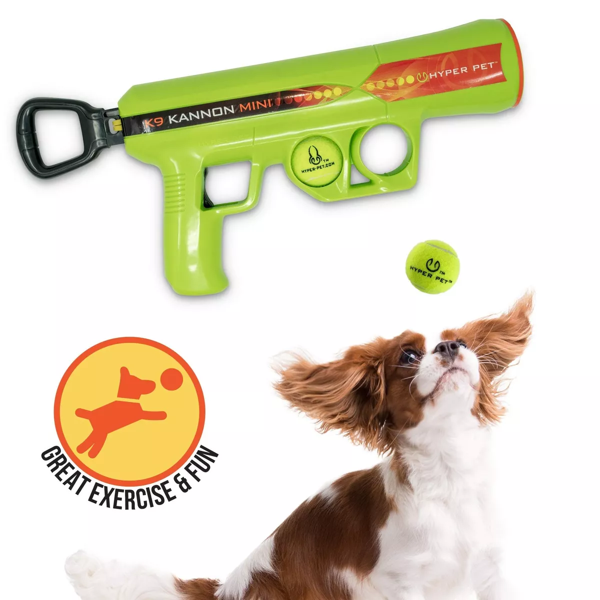 Hyper Pet Dog Ball Thrower-Interactive Toys (Load & Launch Tennis