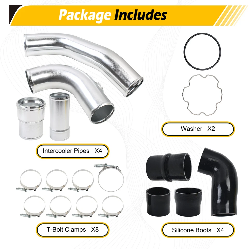 Intercooler Pipe for Ford 2011-2016 F250 F350 F450 Super Duty 6.7L Diesel Foto 2 de 4