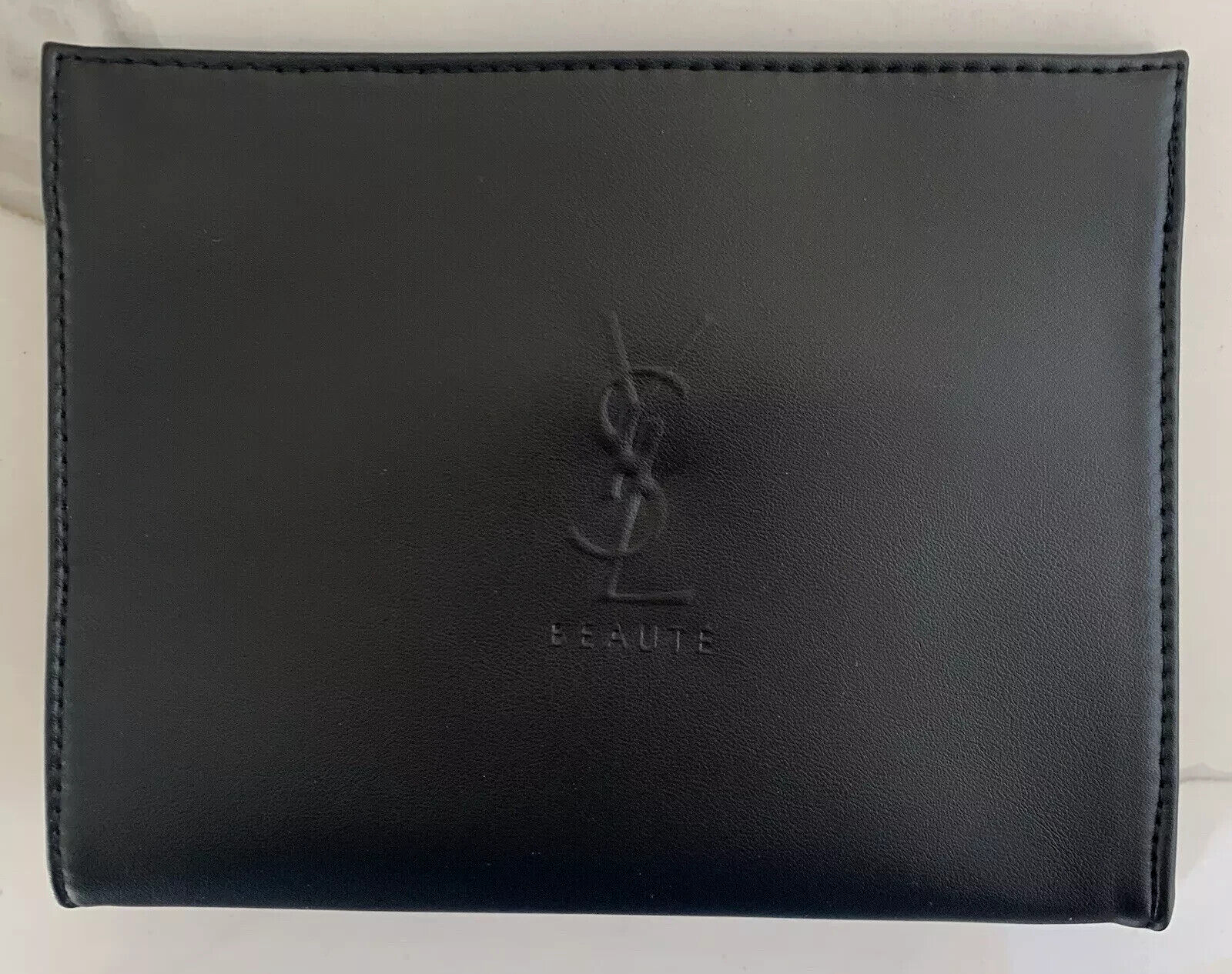 YSL YVES SAINT LAURENT Beaute borsa nera custodia ecopelle borsa da viaggio cosmetica