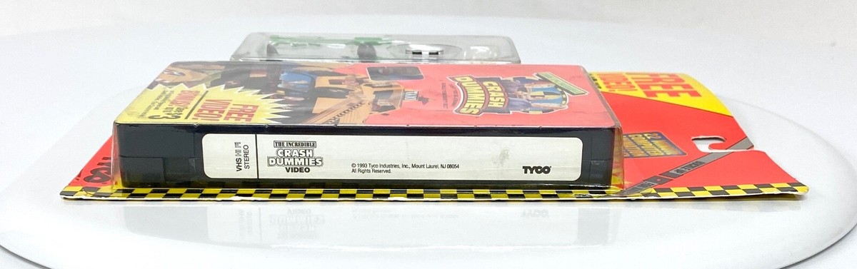 The Incredible Crash Dummies TED Pro-Tek Figure 1992 Tyco VHS Pack