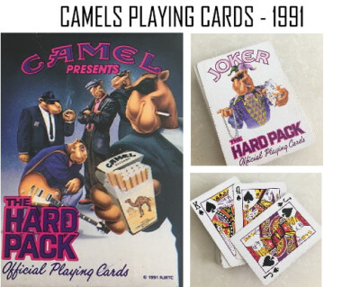 CAMEL PLAYING CARDS - (OFFICIAL - 1991) - VINTAGE TOBACCO EPHEMERA