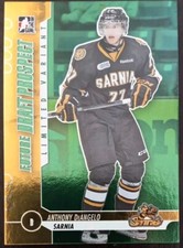 2013 ITG Draft Prospect Anthony DeAngelo Limited Variant Emerald #62 Hockey Card