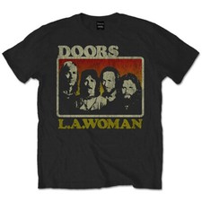 Image of The Doors T-Shirt LA Woman Jim Morrison Official Black New