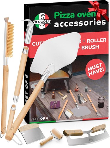 Premium pizza oven with 6-piece kit