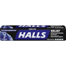 3-Pack Halls Mento-Lyptus, Extra Strong Menthol