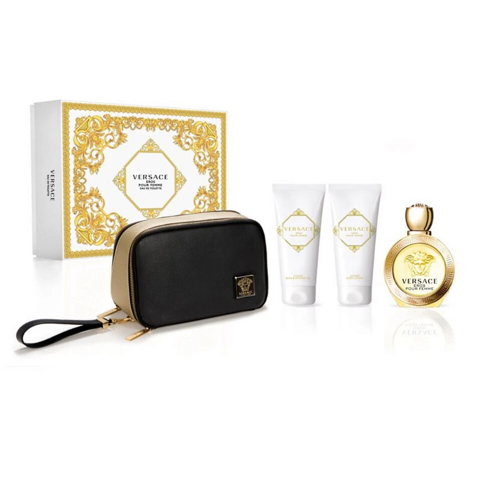 Versace eros pour femme gift sale set