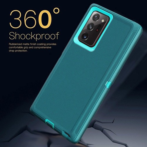 For Samsung Galaxy Note20 Ultra 5G Heavy Duty Phone Case Cover+Tempered Glass - Picture 80 of 86