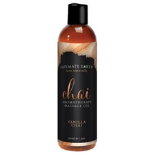 Intimate Earth Vanilla Chai Massage Oil 120ml. Aromatherapy
