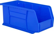 Hudson Exchange 11" x 5-1/2" x 5" Plastic Stackable Storage and Hanging Bin