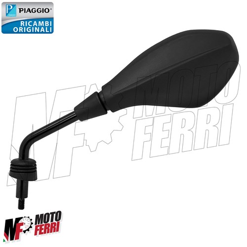 MF7637 Specchietto Sinistro Nero Originale Piaggio Medley 125 150 mod 2020/2025 - Foto 5 di 5
