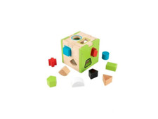 KIDKRAFT STECKSPIELWÜRFEL STECKBOX WÜRFEL STECKSPIEL 10 TLG HOLZ BUNT *NEU* 1015