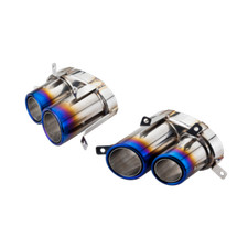 Audi R8 V8 Direct Fit verbrannte Oberfläche Paar Auspuffendrohre Endrohre Endrohre Spitzen