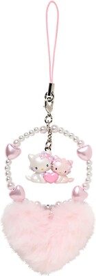 Sanrio Charmy Kitty Strap ( Heisei Born Character Fluffy Heart ) NEW