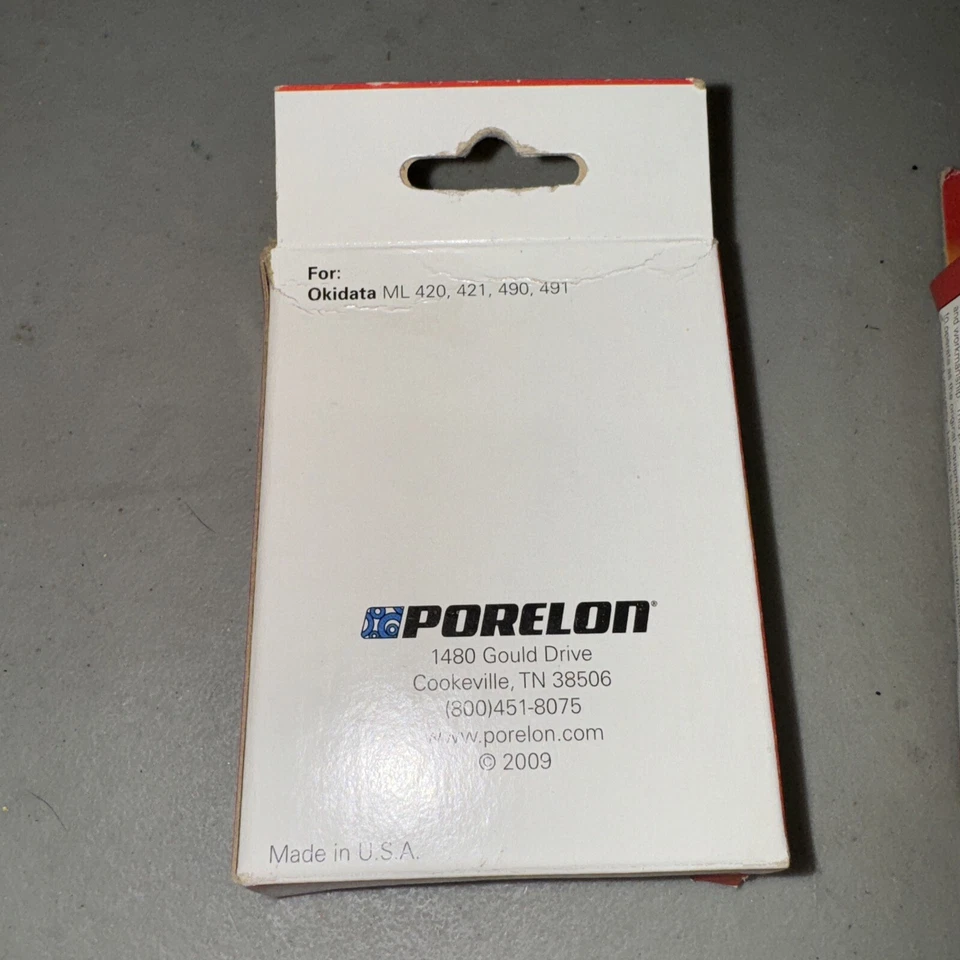 Nylon Ribbon Okidata ML 420 421 490 491 #11582 Porelon Printer - Image 3 of 3