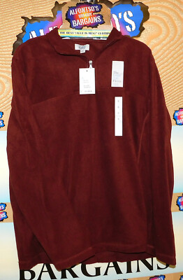 Croft & Barrow Soft Fleece 1/4 Zip Neck Sweaters $14.99 Back to School - College