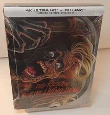 Return of the Living Dead Steelbook (4K/Blu-ray) NEW (Sealed)-Box Shipping