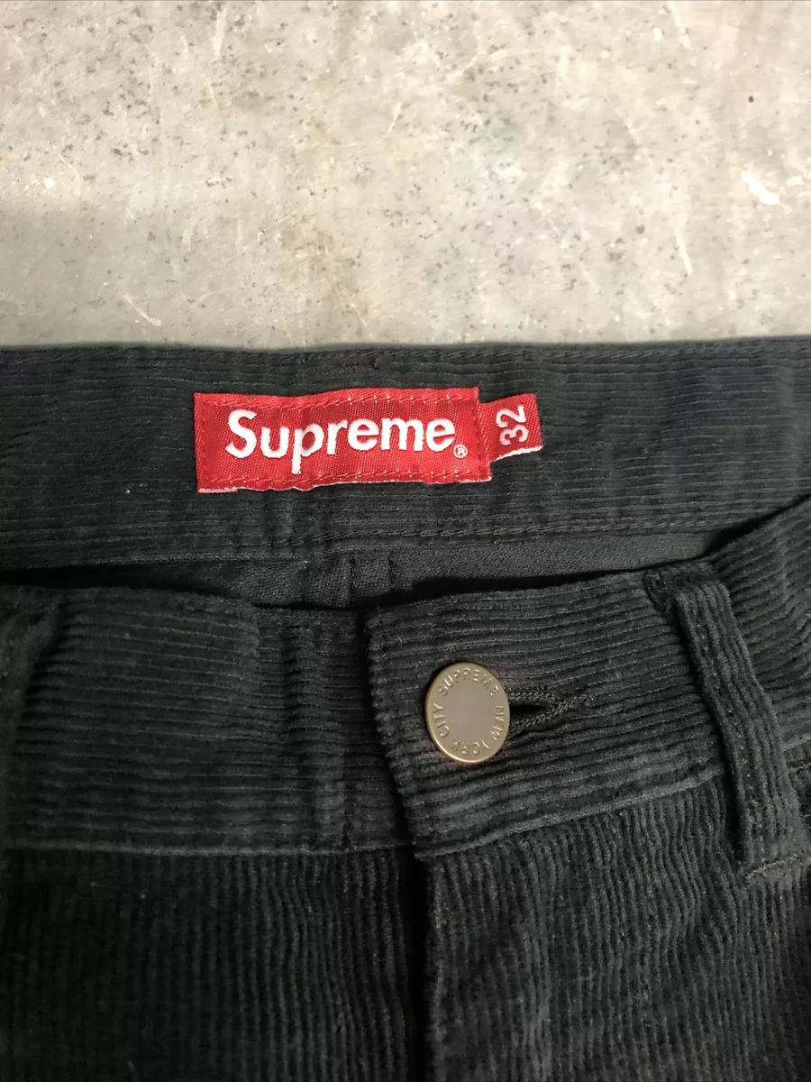 Supreme Corduroy Pant - Black Size 32