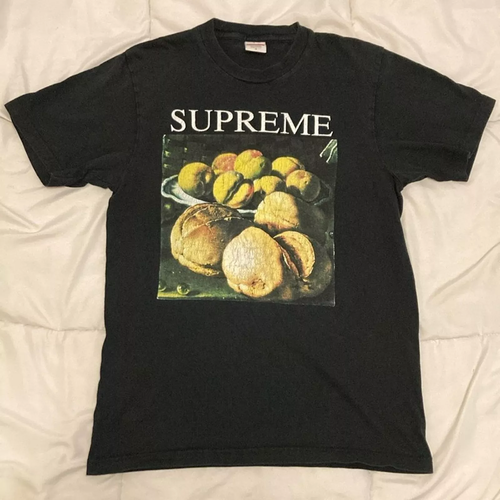 T shirt graphique Supreme Peaches noir taille S