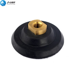5PCS 4" Rubber Backer Pads Set Thick 5/8 or M14 Flex for Diamond Polishing Pad
