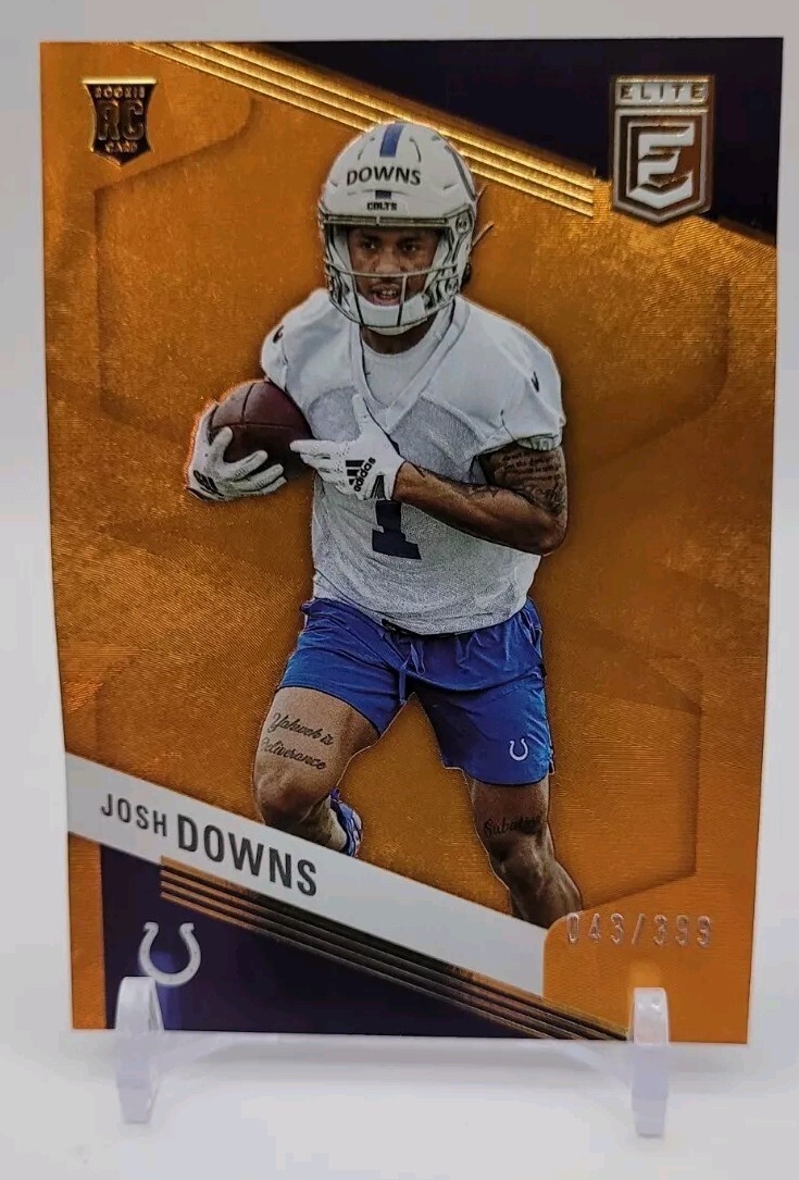 2023 Donruss Elite JOSH DOWNS  Rookie Orange /399 RC #159 Indy Colts