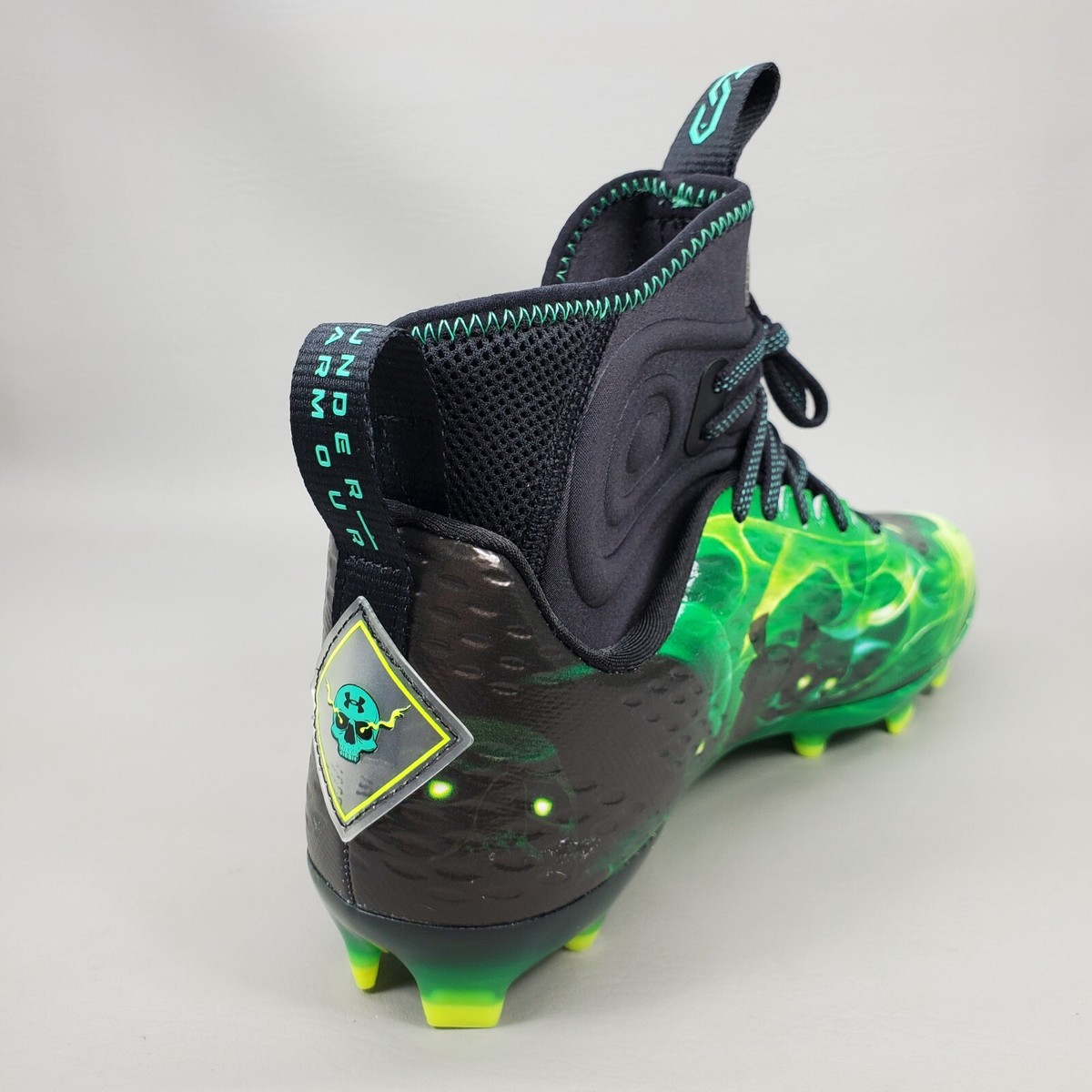 Under Armour Spotlight Lux MC LE Slime Football Cleats