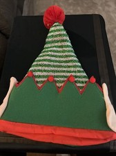 Festive Christmas Elf hat including elf ears New With Tags