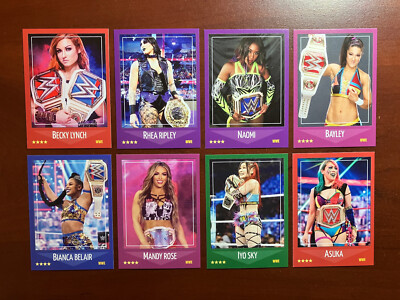 WWA Divas Lynch Ripley Naomi Bayley Bianca Asuka Wrestling Sports Cards (WWE-2)