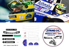 374 Decals casque casco helmet Senna 1994 for Centauria Spark 1988 1:5