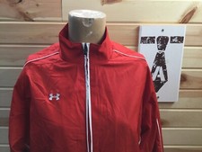 Under Armour Running Full Zip Jacket Womens M Red