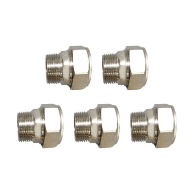 5 pcs Piping 3/4'' NPT Adaptor Fitting M8003 Air Compressed Connector for MaxLINE