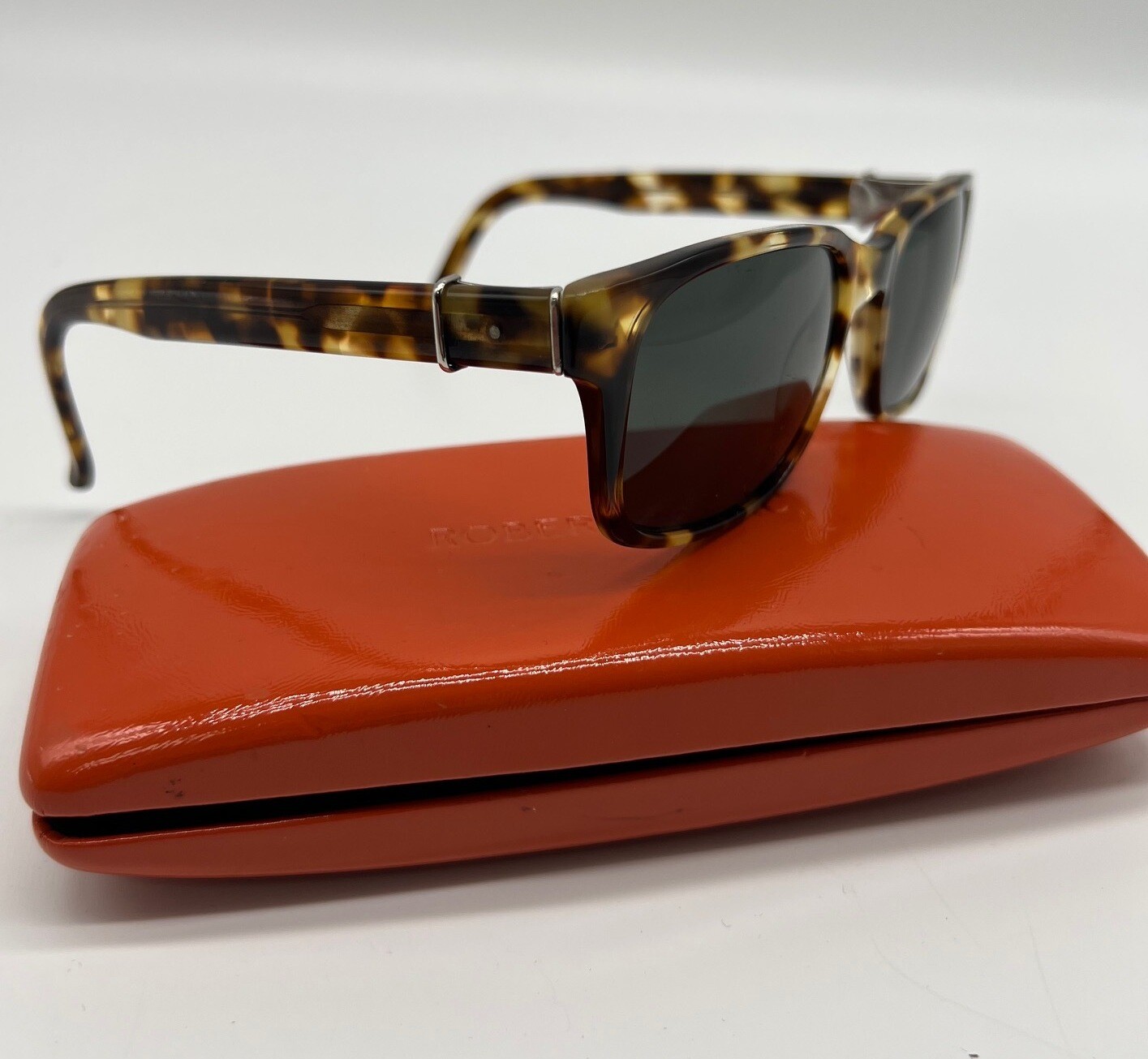 Robert Marc Brown Rectangle Frame Sunglasses - image 2