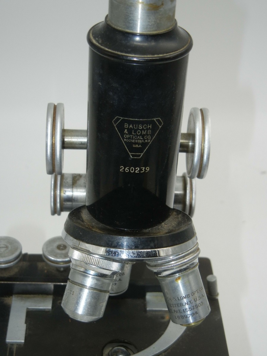 【超希少】1930's BAUSCH&LOMB - L ROUND Bausch & Lomb Microscope · Atkins Library: Exhibits
