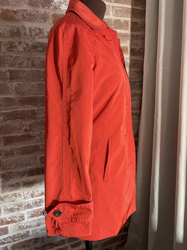 Rainforest Signature女式红色风衣纽扣前轻便小号 — 第 2/4 张图片