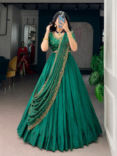 BOLLYWOOD NEW DESIGNER LEHENGA CHOLI LENGHA WEDDING PARTY PAKISTANI INDIAN WEAR