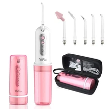 Water Dental Flosser Cordless, Rechargeable, 4 Modes, IPX7 Waterproof