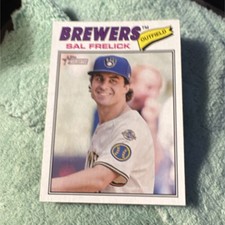 Topps 2026 Heritage Sal Frelick #195 Milwaukee Brewers Baseball Card