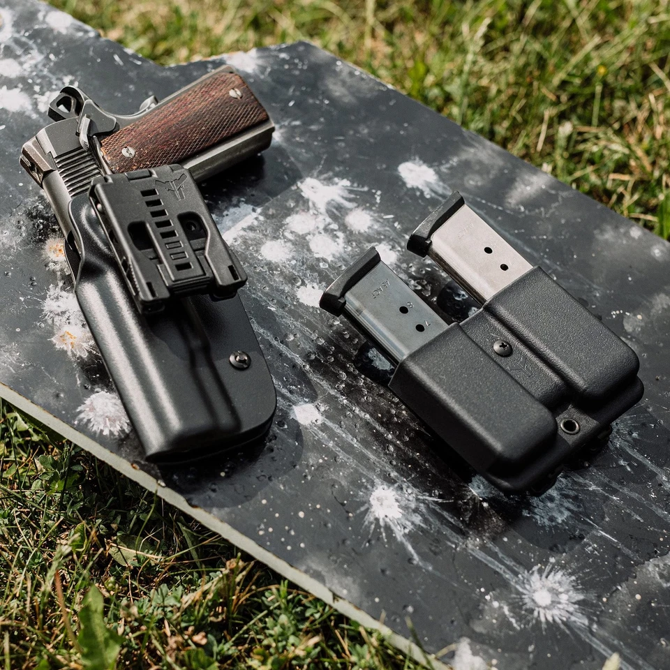 Bolsa OWB Double Mag para 1911, Sig P220, Springfield XDS e mais - Fabricada nos EUA - ... - Imagem 3 de 4